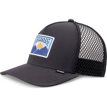 Cappellino trucker nero HFT BigNet Mountain di Djinns