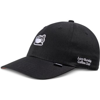 Gorra curva negra ajustable Guy in a Cup de Djinns