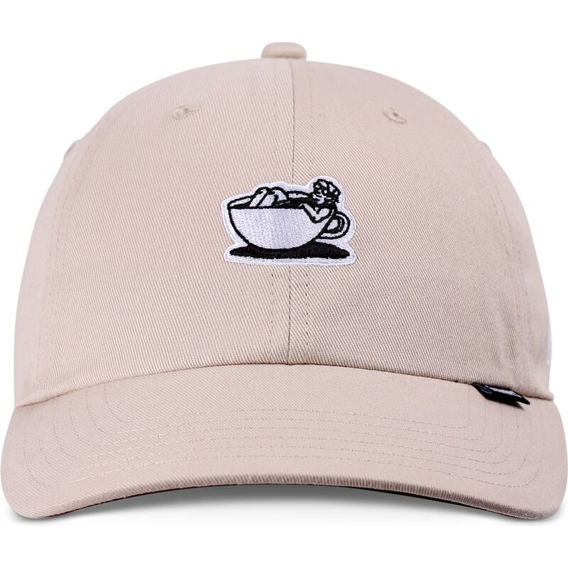 cappellino-curvo-beige-regolabile-guy-in-a-cup-di-djinns