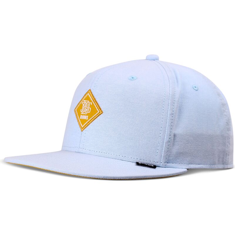 cappello-piatto-blu-snapback-con-logo-giallo-oxfordcontra-di-djinns