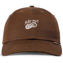 cappellino-curvo-marrone-scuro-regolabile-dad-hat-nut-di-djinns