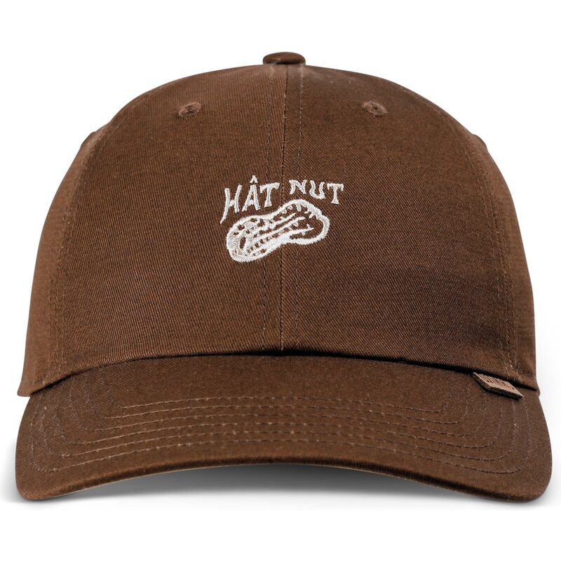 cappellino-curvo-marrone-scuro-regolabile-dad-hat-nut-di-djinns