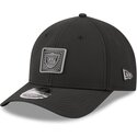 cappellino-curvo-nero-snapback-9forty-m-crown-training-pack-2026-dei-las-vegas-raiders-nfl-di-new-era