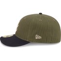 cappellino-curvo-verde-regolabile-59fifty-pre-curved-american-herringbone-di-atlanta-braves-mlb-di-new-era