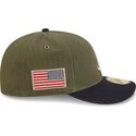 cappellino-curvo-verde-regolabile-59fifty-pre-curved-american-herringbone-di-atlanta-braves-mlb-di-new-era