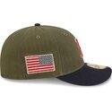 cappellino-curvo-verde-regolabile-59fifty-pre-curved-american-herringbone-dei-boston-red-sox-mlb-di-new-era