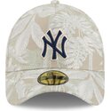 cappellino-curvo-beige-regolabile-59forty-a-frame-leafy-palm-dei-new-york-yankees-mlb-di-new-era