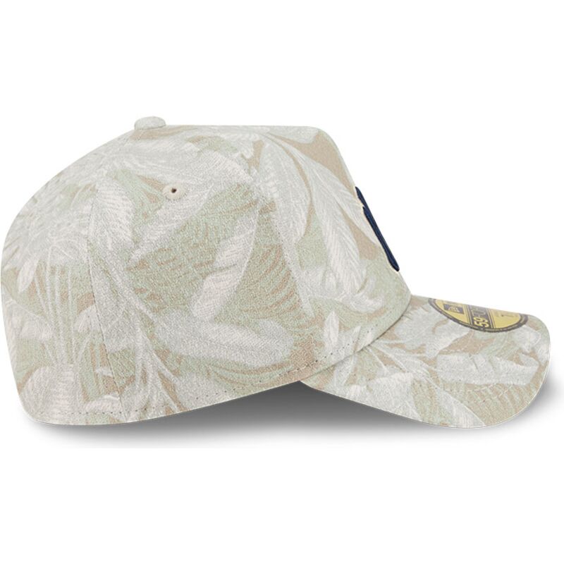 cappellino-curvo-beige-regolabile-59forty-a-frame-leafy-palm-dei-new-york-yankees-mlb-di-new-era