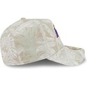 cappellino-curvo-beige-regolabile-59forty-a-frame-leafy-palm-dei-los-angeles-lakers-nba-di-new-era