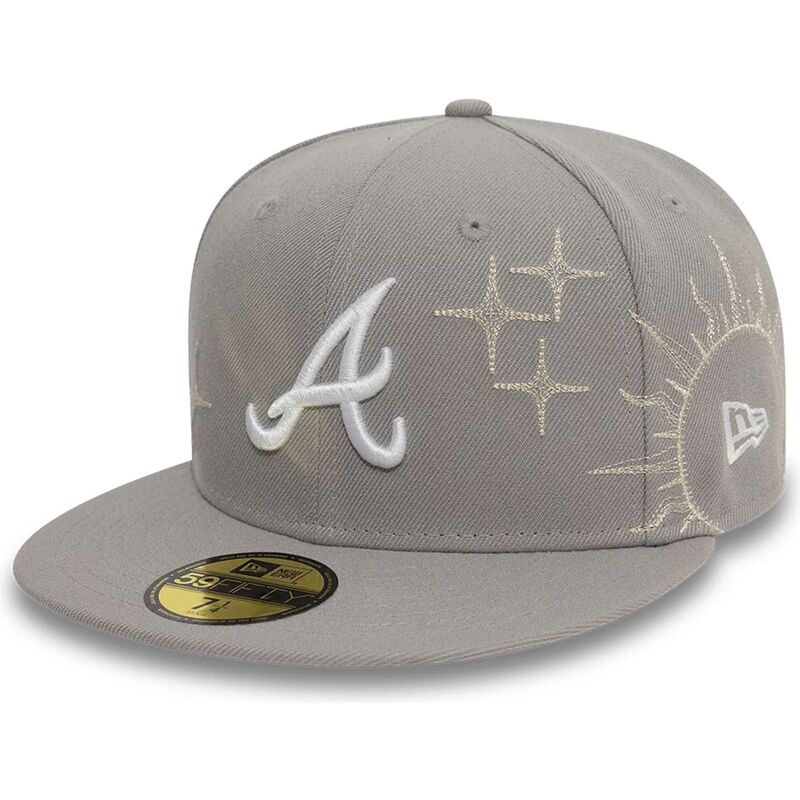 gorra-plana-gris-ajustada-59fifty-zodiac-de-atlanta-braves-mlb-de-new-era gorra-plana-gris-ajustada-59fifty-zodiac-de-atlanta-braves-mlb-de-new-era