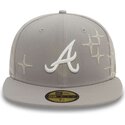 cappello-piatto-grigio-aderente-59fifty-zodiac-di-atlanta-braves-mlb-di-new-era