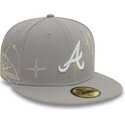 cappello-piatto-grigio-aderente-59fifty-zodiac-di-atlanta-braves-mlb-di-new-era
