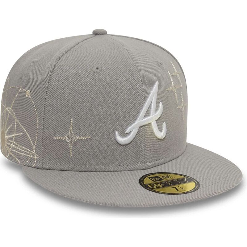 gorra-plana-gris-ajustada-59fifty-zodiac-de-atlanta-braves-mlb-de-new-era gorra-plana-gris-ajustada-59fifty-zodiac-de-atlanta-braves-mlb-de-new-era