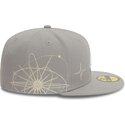 cappello-piatto-grigio-aderente-59fifty-zodiac-di-atlanta-braves-mlb-di-new-era