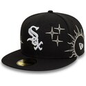 gorra-plana-negra-ajustada-59fifty-zodiac-de-chicago-white-sox-mlb-de-new-era