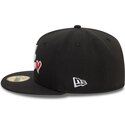 cappello-piatto-nero-aderente-59fifty-heart-icon-di-atlanta-braves-mlb-di-new-era