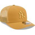 cappellino-trucker-marrone-chiaro-9seventy-stretch-snap-color-pack-dei-new-york-yankees-mlb-di-new-era