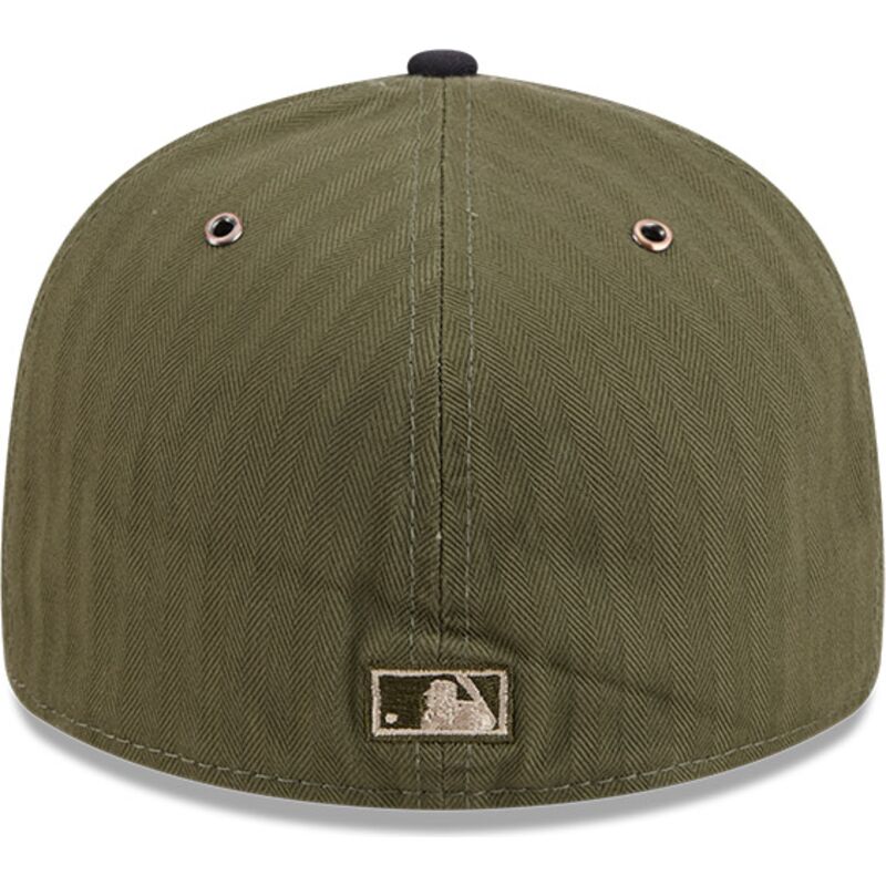 cappellino-curvo-verde-regolabile-59fifty-pre-curved-american-herringbone-dei-new-york-yankees-mlb-di-new-era