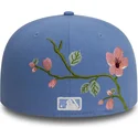 cappello-piatto-blu-regolabile-59fifty-floral-dei-los-angeles-dodgers-mlb-di-new-era