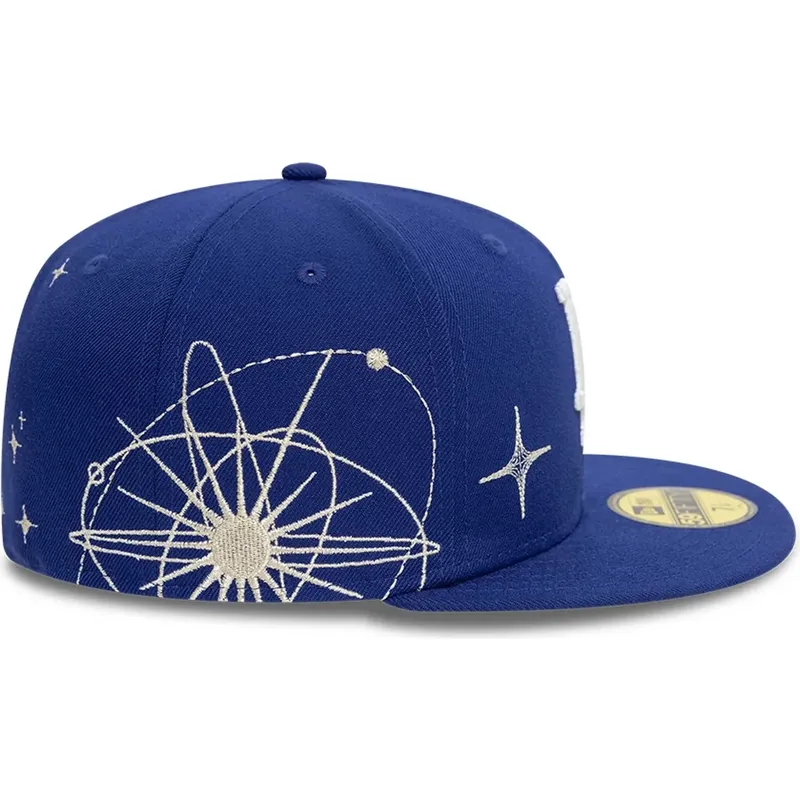 cappello-piatto-blu-regolabile-59fifty-zodiac-dei-los-angeles-dodgers-mlb-di-new-era