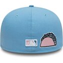 cappello-piatto-blu-regolabile-59fifty-palm-taco-dei-los-angeles-dodgers-mlb-di-new-era