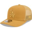 cappellino-trucker-marrone-chiaro-9seventy-stretch-snap-color-pack-dei-los-angeles-dodgers-mlb-di-new-era