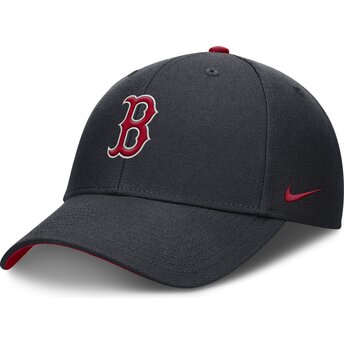 Cappellino curvo blu navy regolabile per bambino Dri-Fit Club Structured dei Boston Red Sox MLB di Nike