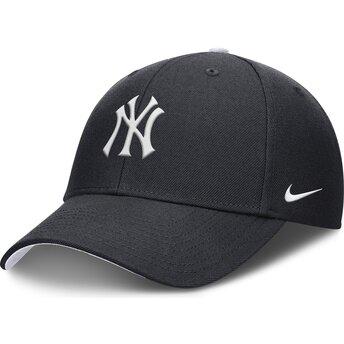 Cappellino curvo blu navy regolabile per bambino Dri-Fit Club Structured dei New York Yankees MLB di Nike