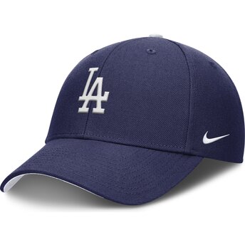 Cappellino curvo blu regolabile per bambino Dri-Fit Club Structured dei Los Angeles Dodgers MLB di Nike