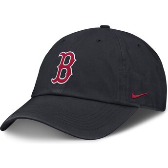 Cappellino curvo blu navy regolabile per bambino Club Unstructured Organic Cotton dei Boston Red Sox MLB di Nike