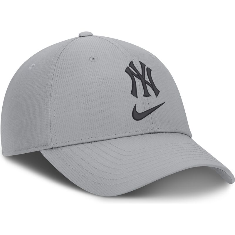 cappellino-curvo-grigio-regolabile-primetime-club-structured-uv-poly-ripstop-dei-new-york-yankees-mlb-di-nike cappellino-curvo-grigio-regolabile-primetime-club-structured-uv-poly-ripstop-dei-new-york-yankees-mlb-di-nike