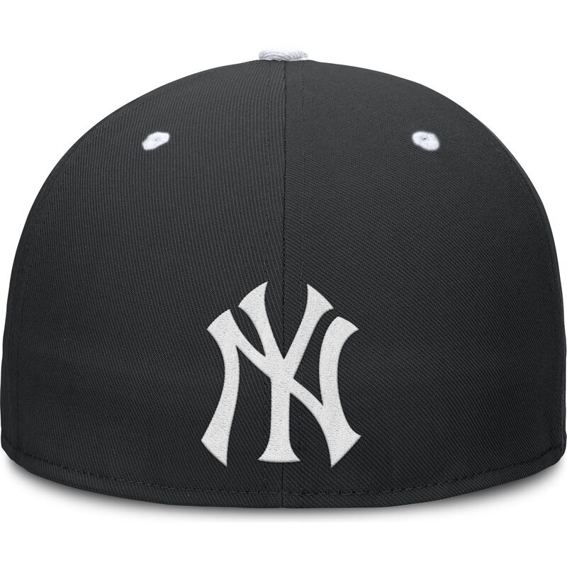 cappello-piatto-nero-regolabile-primetime-dri-fit-true-structured-round-bill-dei-new-york-yankees-mlb-di-nike