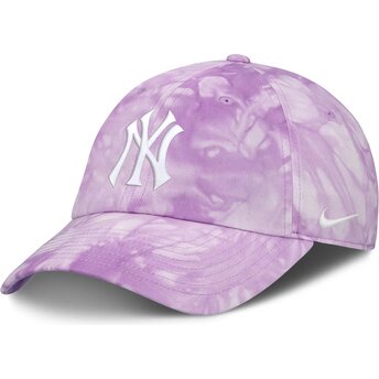 Cappellino curvo viola regolabile Mothers Day Club Unstructured Organic Cotton dei New York Yankees MLB di Nike