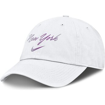 Cappellino curvo bianco regolabile Mothers Day Club Unstructured Organic Cotton dei New York Yankees MLB di Nike