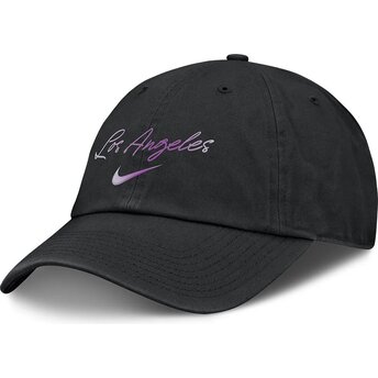 Cappellino curvo nero regolabile Mothers Day Club Unstructured Organic Cotton dei Los Angeles Dodgers MLB di Nike