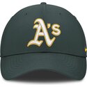 cappellino-curvo-verde-regolabile-club-structured-uv-poly-ripstop-di-oakland-athletics-mlb-di-nike