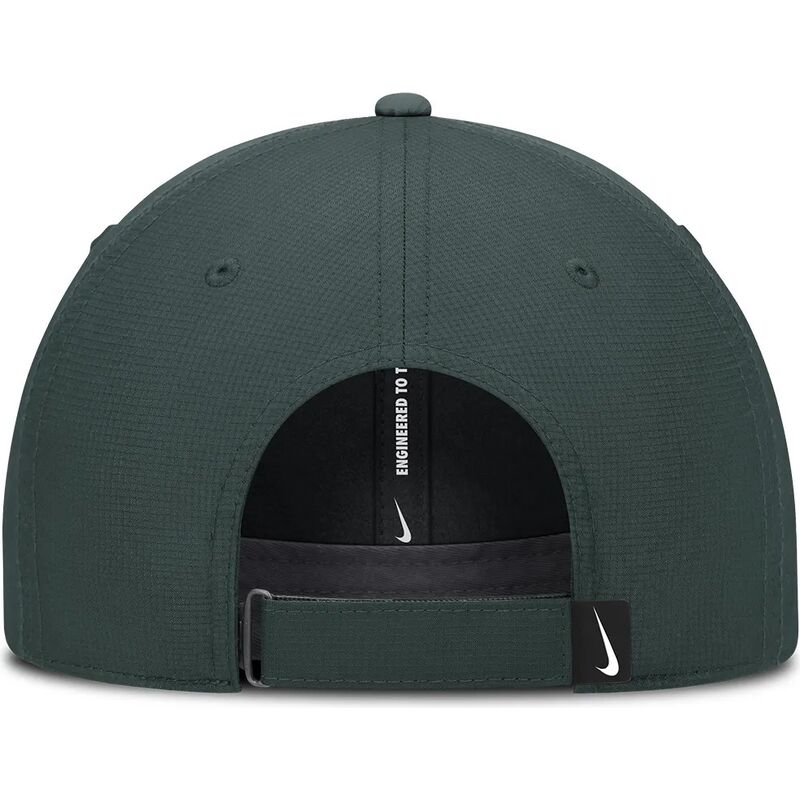 gorra-curva-verde-ajustable-club-structured-uv-poly-ripstop-de-oakland-athletics-mlb-de-nike
