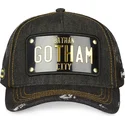 cappellino-trucker-nero-con-placca-gotham-city-batman-dc6-batp1-dc-comics-di-capslab