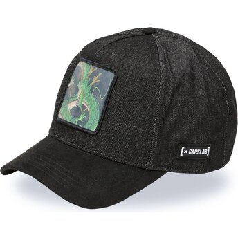 Cappellino curvo nero snapback Shenron DBS7 SHE Dragon Ball di Capslab