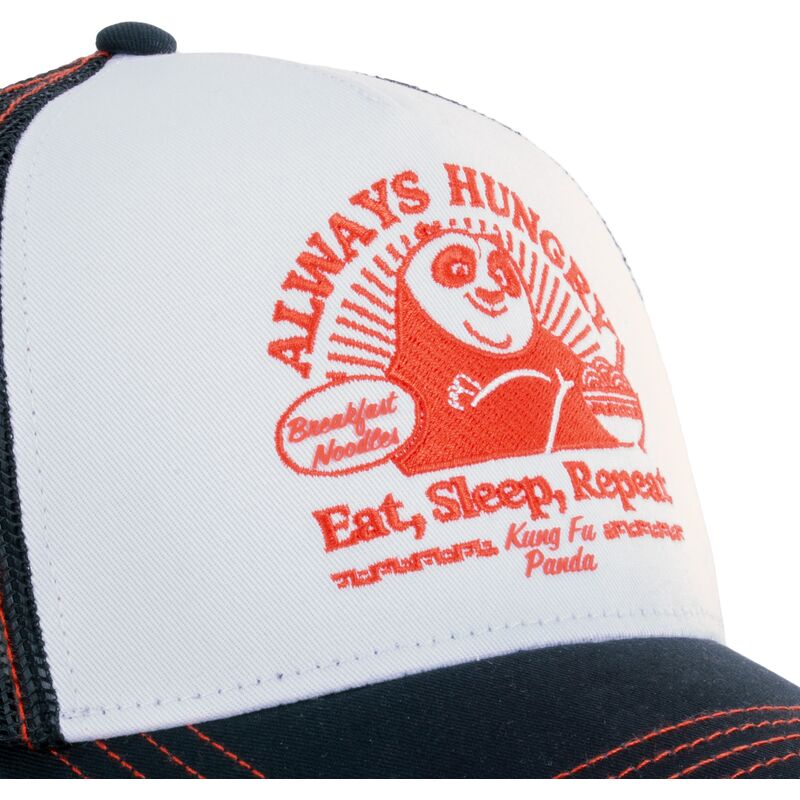 cappellino-trucker-bianco-e-nero-po-always-hungry-kfp-takb-kung-fu-panda-di-capslab
