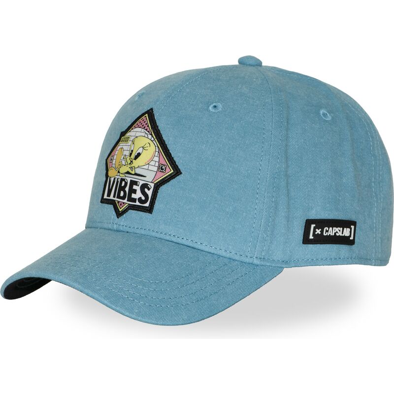 cappellino-curvo-blu-snapback-titti-loo13-pcblifb-looney-tunes-di-capslab