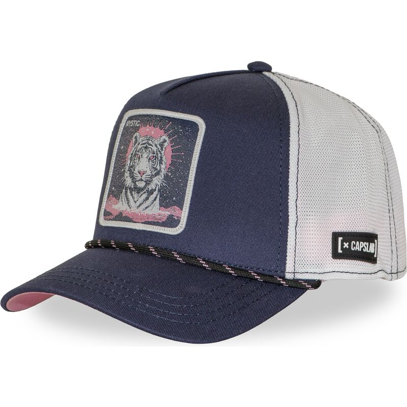 cappellino-trucker-blu-marino-e-bianco-tigre-bea3-mysb-beasts-di-capslab
