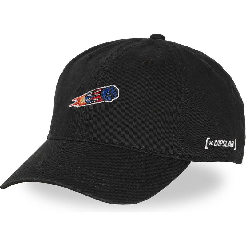 cappellino-curvo-nero-regolabile-robot-grendizer-gol7-fulb-di-capslab cappellino-curvo-nero-regolabile-robot-grendizer-gol7-fulb-di-capslab