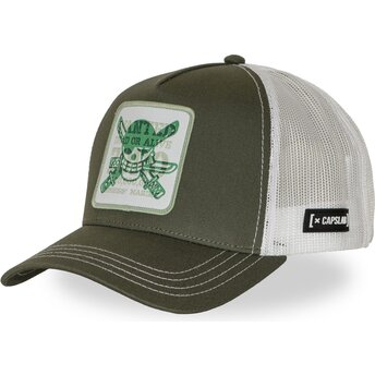 Cappellino trucker verde Roronoa Zoro OP7 DOA2B One Piece di Capslab