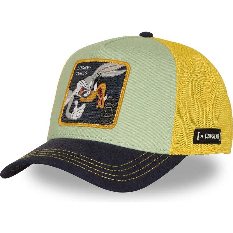 cappellino-trucker-multicolore-bugs-bunny-e-daffy-duck-loo13-badb-looney-tunes-di-capslab