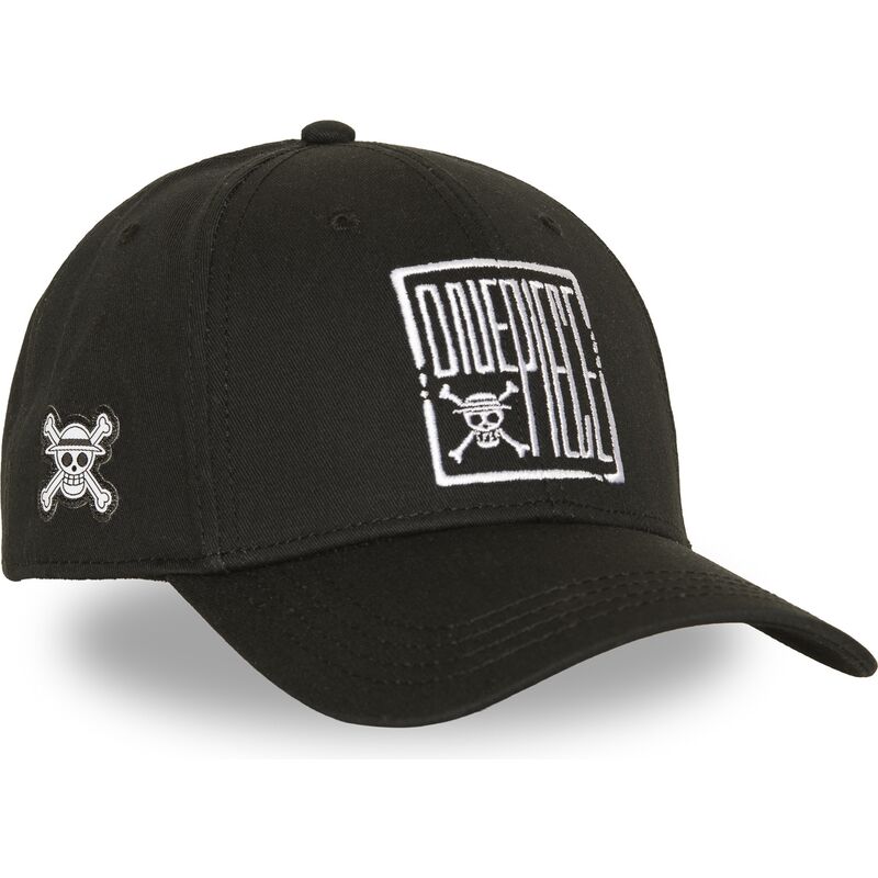cappellino-curvo-nero-snapback-op7-embb-one-piece-di-capslab