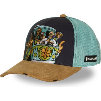 Cappellino trucker multicolore The Mystery Machine SD2 MYSTB Scooby-Doo di Capslab