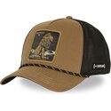 cappellino-trucker-marrone-leone-guardian-bea3-liob-beasts-di-capslab