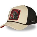cappellino-trucker-beige-e-nero-lupo-wise-bea3-wisb-beasts-di-capslab