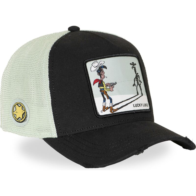 cappellino-trucker-nero-e-bianco-lucky-luke-lck3-flub-di-capslab